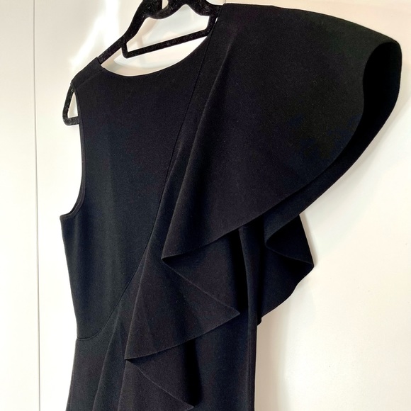 NWT ✨ Diane Von Furstenberg Black Ruffle
Dress - Picture 4 of 9